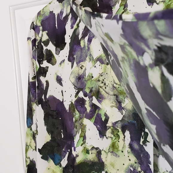 Simply Vera Tunic back faux wrap slit EUC  ♡ - Picture 5 of 11